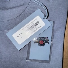 Kith Loyalty Box Logo Elevation Tee Made to Order Size Large NWT and Pin