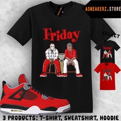 Shirt To Match AJ 4 Toro Bravo 2026 Sneaker Matching Friday Freddy Jason T-Shirt