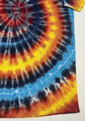 Gildan Tie Dye Adult Unisex T-Shirt Size Large Multicolor Hand Dyed Tee New