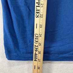 Classic Nike Men’s T-Shirt Cobalt Blue Crewneck SS Small Swoosh Logo Sz Small