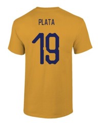 Equador Soccer #19 Gonzalo Plata World Football Fans Adult and Youth T-Shirt