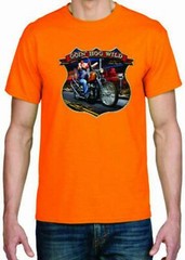 Adult DryBlend® T-Shirt – ( GO’IN HOG WILD – BIKER / CHOPPER)