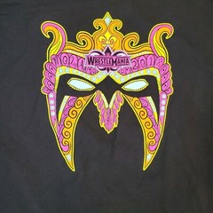 NWOT WWE Wrestle Mania NOLA 2018 Sz XXL Shirt Mardis Gras Mask Ultimate Warrior
