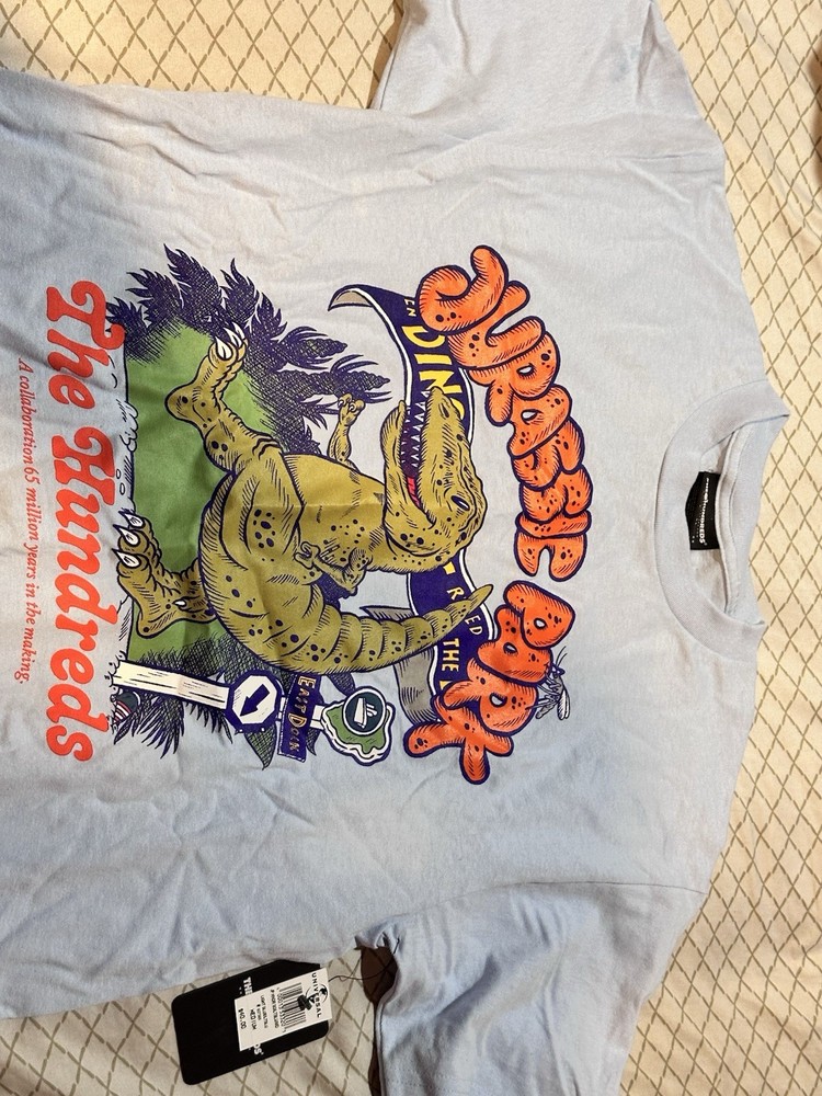 Universal Studios the Hundreds Jurassic Park Collaboration M Light Blue