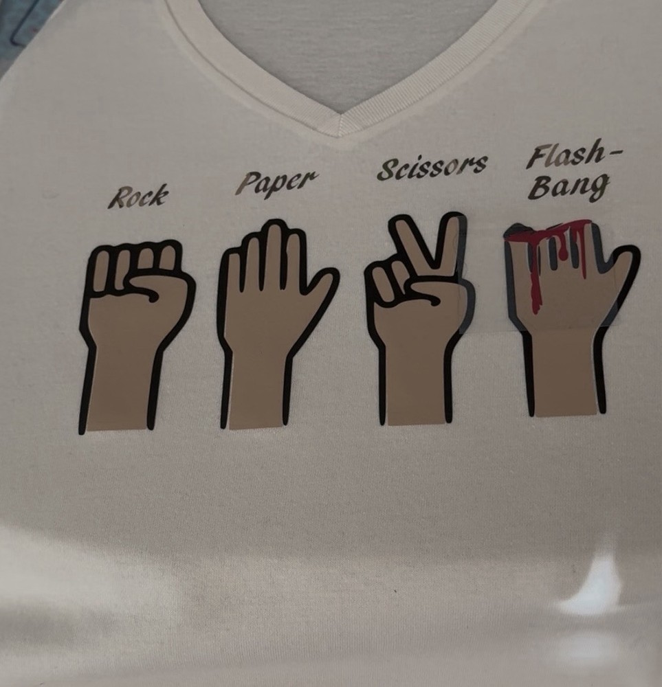 Novelty unisex t-shirt any size crew or v-neck