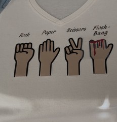 Novelty unisex t-shirt any size crew or v-neck