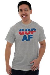 GOP AF Republican Conservative Right Wing Patriotic MAGA Classic T Shirt Tee