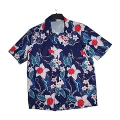 Hawaiian Tropical Shirt Men Summer Casual Beach Button-Down Cruise Holiday Party