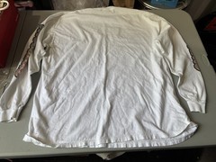 Vtg Mossimo XL White Eraser “rub One Out” LS T Shirt Y2K