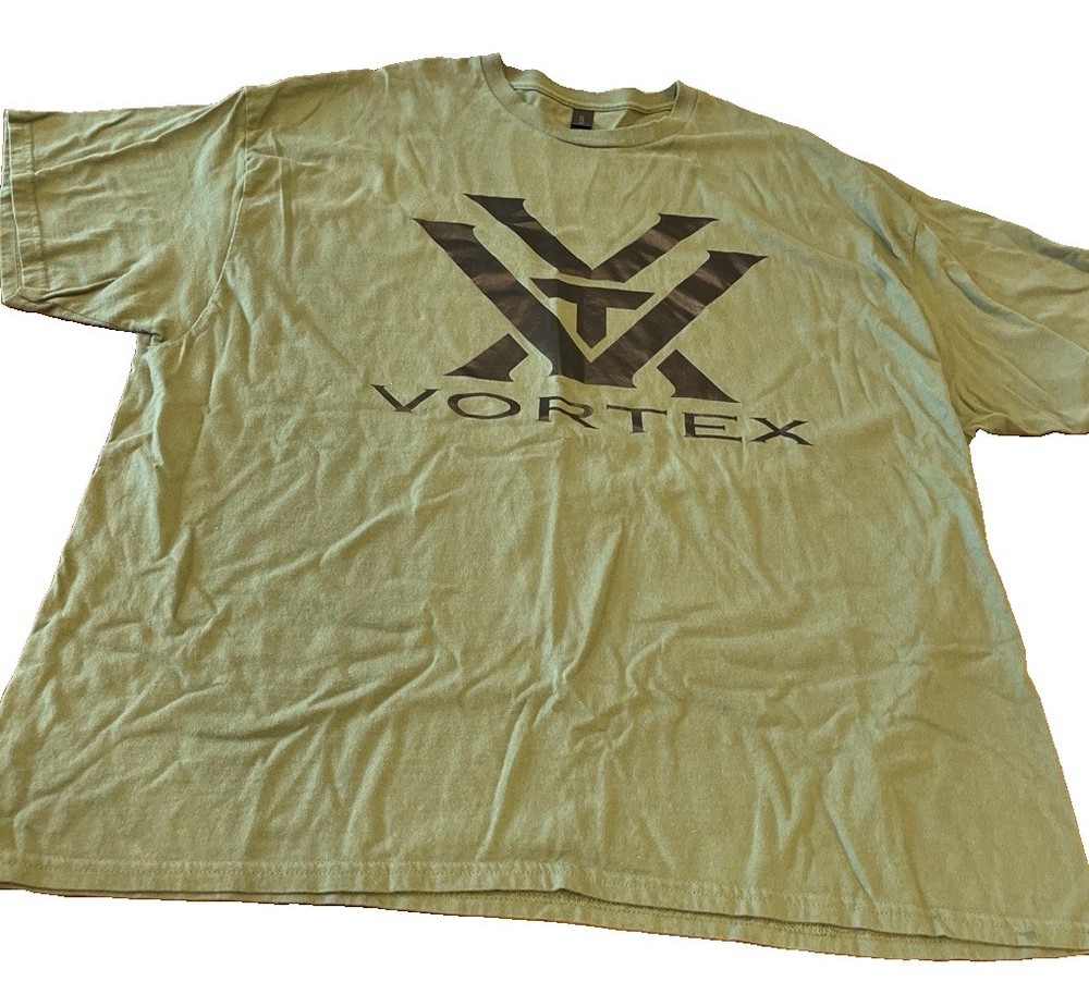 Vortex Optics Core Logo T-Shirt Men’s 3XL Military Heather Graphic Tee/Outdoors
