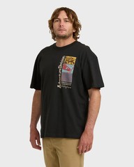 billabong A/Div Evolve OG Men’s Short Sleeve T-Shirt Washed Black xL NWT