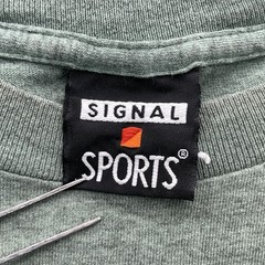 Vintage Signal Okanagan Washington T-Shirt Large Green Native American Retro USA