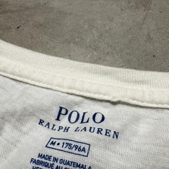 Polo Ralph Lauren Sporting Goods T-Shirt Men’s Size M Cream Vintage Y2K Preppy