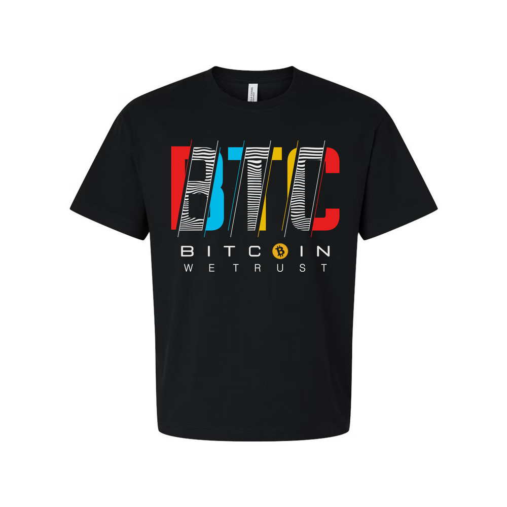 Bitcoin We Trust Graphic T Shirt Unisex Apparel Featured Crypto Currency Tee For