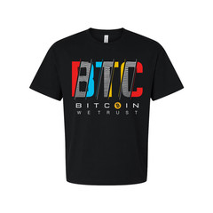 Bitcoin We Trust Graphic T Shirt Unisex Apparel Featured Crypto Currency Tee For