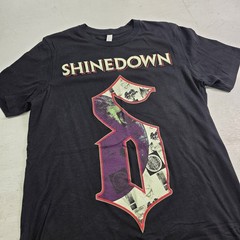 Shinedown Concert T-Shirt Black It’s Never Goodbye Its Just Til Next Time Mens L