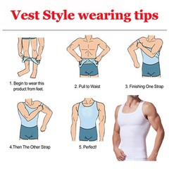 Male Gynecomastia Compress Tank Top Mens Slimming Body Shaper Vest Abs Shirt US