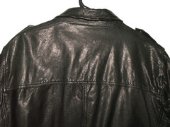 Men’s All Saints SECTION LEATHER SHIRT jacket overshirt XXL (ref88) £199.99!!!!!