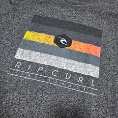 Rip Curl T Shirt Mens Large Gray The Search Graphic Short Sleeve Surf Skate Tee