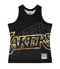 Mitchell & Ness NBA® Big Face 4.0 Fashion Tank Lakers black / gold