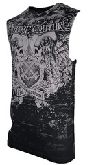 Xtreme Couture by Affliction Men’s Muscle Tee-Shirt Predato Tank Biker Skull