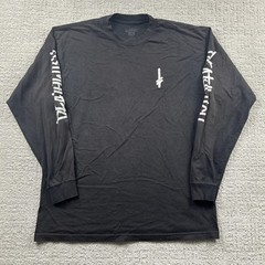 Deathwish Shirt Mens XL Black Logo Graphic Long Sleeve Tee Tagless Skateboard