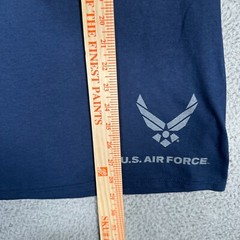 US Air Force Shirt Adult Medium Blue Plane Jet United States Military Graphic