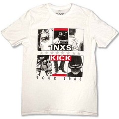 INXS KICK Tour T-Shirt White New