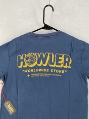 Howler Brothers Shirt Medium Blue Worldwide Stoke Graphic Pocket Tee NEW 2025