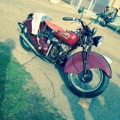 BANDIT wheeled snake bandido outlaw biker chopper frame gas tank vintage