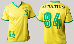 New Sepultura Number 84 V-neck Jersey Full Size GE799