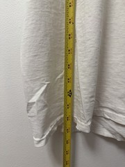 Vintage Quicksilver Double Sided White T-Shirt Mens Medium Distressed Grunge Y2K