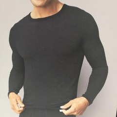 Goodfellow & Co Men’s S 34/36 Black Premium Ultra Soft Thermal Long Sleeve Shirt