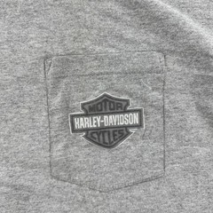 Vtg Harley-Davidson Motorcycles Mens XL Gray Pocket T Shirt Chandler Arizona Y2K