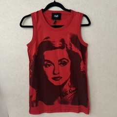 Dolce & Gabanna Hollywood Icon Bette Davis Tank Top Shirt Mens Italian 40 US S/M