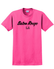 Baton Rouge, Louisiana State T-Shirt Short Sleeve Graphic Tee Unisex apparel
