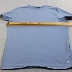 SENE Shirt Mens XL Blue Troy Hyde Supima Cotton Stretch Made USA Quiet Luxury