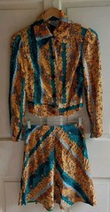 Items Ltd USA Vintage Clothing Womans 2pc Skirt Shirt/Jacket Outfit Size XS/SM