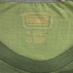 Foundry Shirt Mens 4XL Green Long Sleeve Everyday Casual Big Tall Polyester