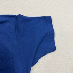 Vintage BVD Pocket Shirt Men’s Large Blue 90s Blank Single Stitch Tee 1990s USA