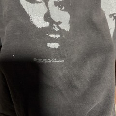 Vintage 1991 Metallica Faded grunge T-Shirt, Distressed boxy large brockum
