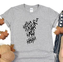 HAHAHA Shirt, Joker Laugh T-Shirt, Joker Tee, Oversize Shirt, Gift for him