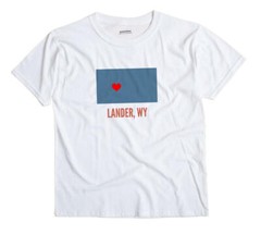 Lander Wyoming WY T-Shirt HEART