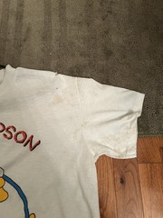 Bart Simpson 1989 T-Shirt Don’t Have A Cow Man Radical Dude Large USA See Pics
