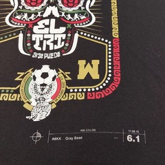 RARE MISPRINT Adidas Mexico Soccer T-Shirt Men’s XL Sugar Skull Day of The Dead