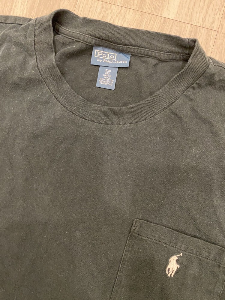 Polo Ralph Lauren Short Sleeve T-Shirt Men’s 2XB Black *Flaws