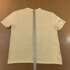 Asos Mens Large Beige Cotton Classic Crew Neck Short Sleeve T-Shirt NWOT