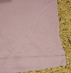 Left Coast Tee Men’s Large L Pima Cotton Crew Neck T-Shirt Lavender Purple Solid