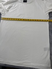 CUTS Clothing Men’s Henley Split-Hem Long Sleeve Large White NWOT