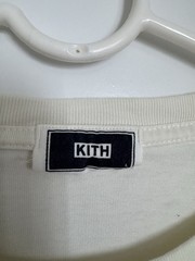 Kith Men’s Split Logo Short Sleeve Graphic Tee Spring/Summer 2025 – Silk – Large